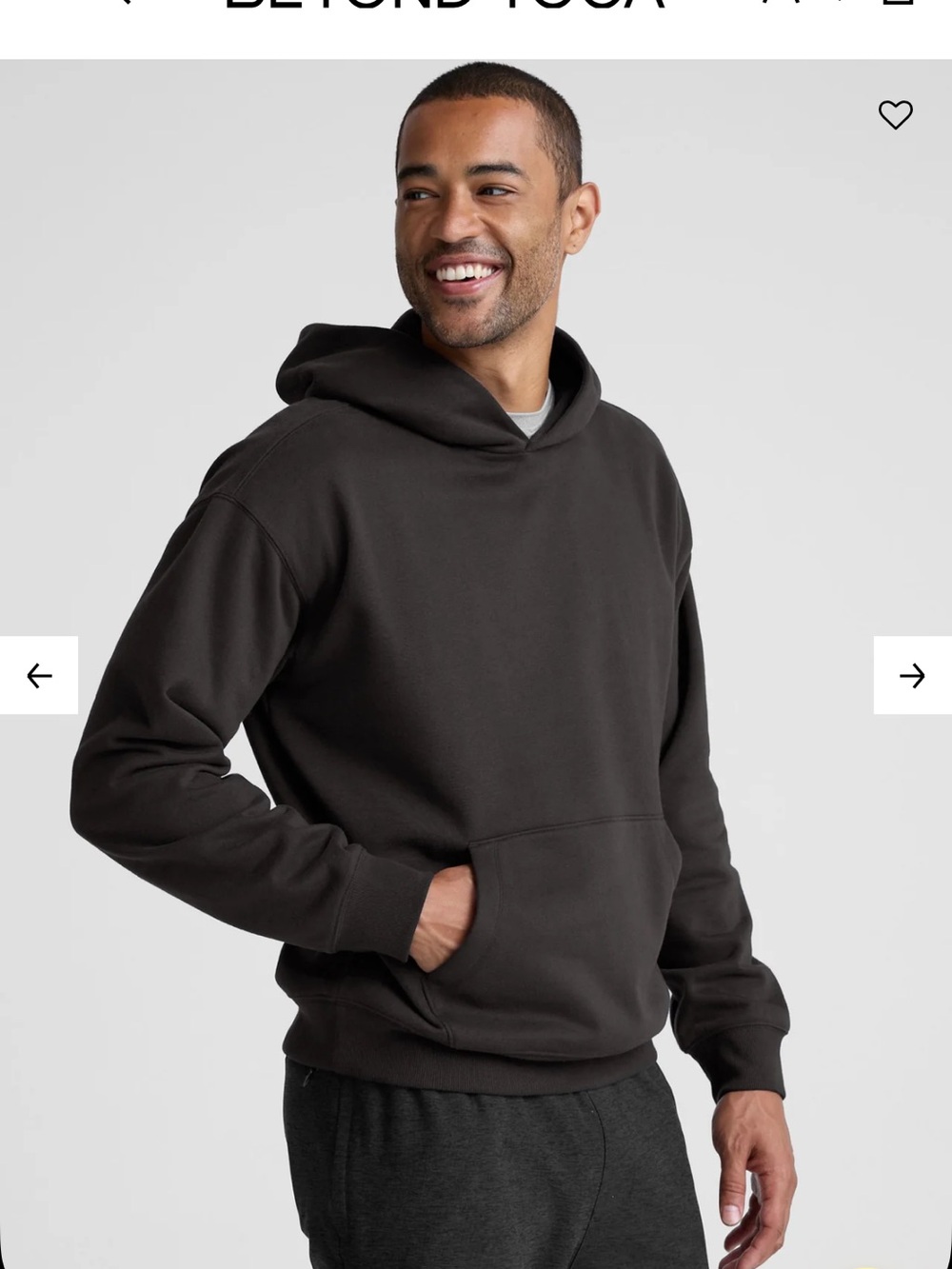Beyond Yoga Men’s LuxeFleece Hoodie NWT